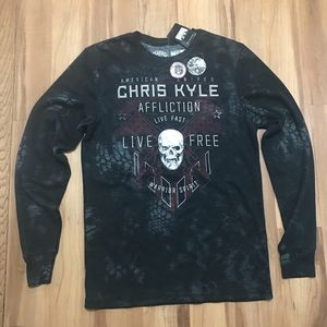Men’s, Chris Kyle Affliction Long Sleeved Shirt